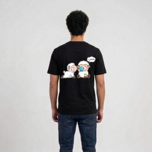 Sheep Black Oversized Tshirt