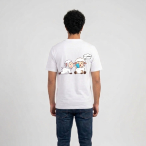 Sheep White Oversized Tshirt