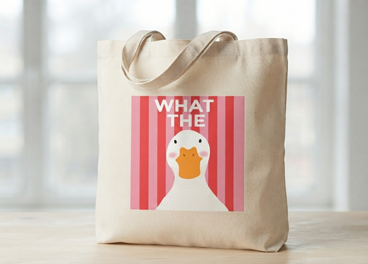 What The Duck Tote Bag